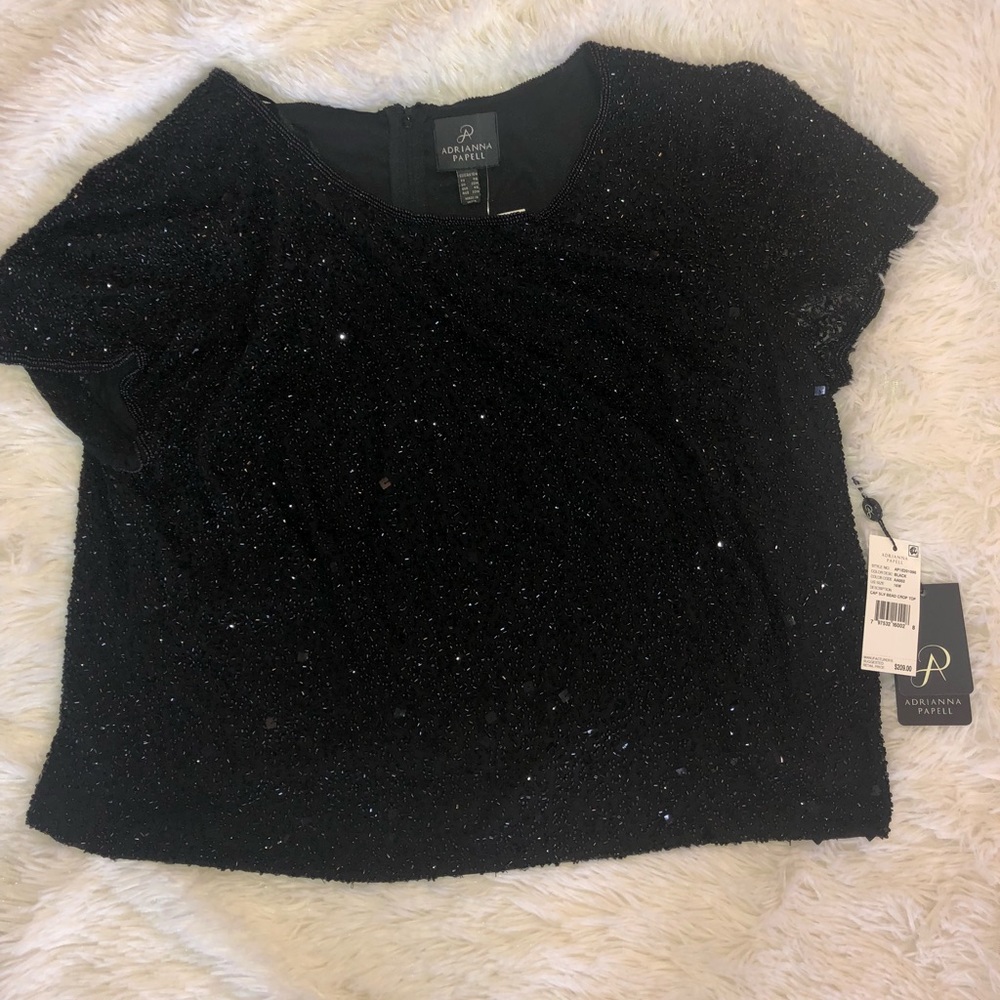 Black Sequin Top formal dress